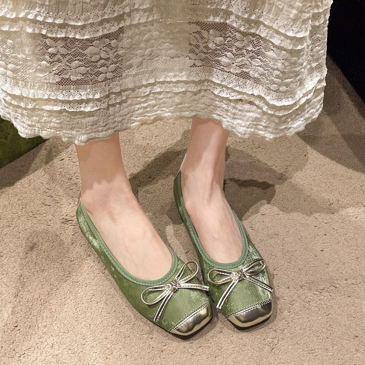 Damen Ballerinas mit Eleganten Schleifenakzenten und Komfortabler Sohle Heidi-Mode - Image 6