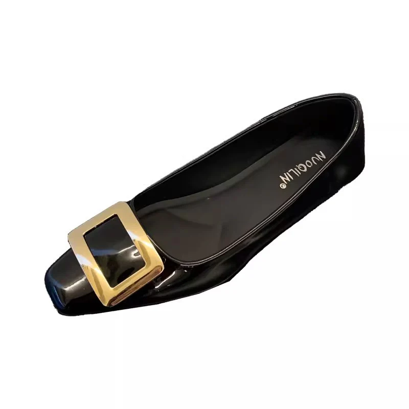 Damen Ballerinas mit eleganter Schnalle und hochwertiger Lackoberfläche Heidi Mode - Image 5