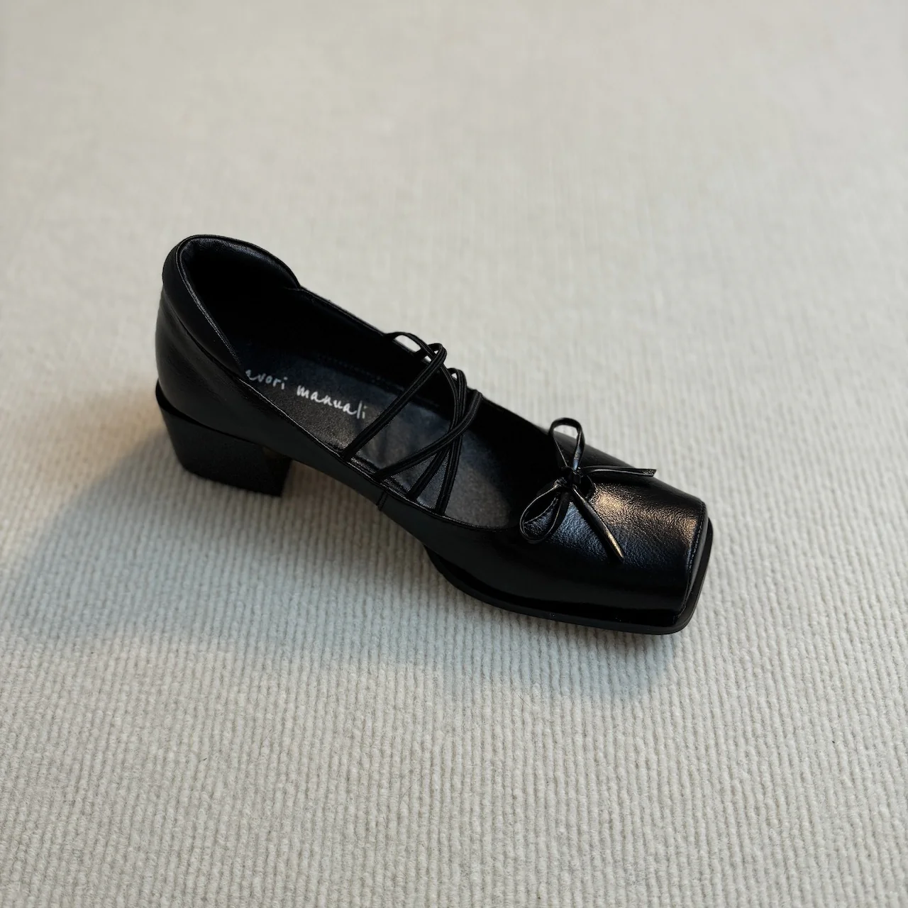 Damen Ballerinas mit eleganter Schnürung und dekorativem Schleifen-Detail Heidi Mode