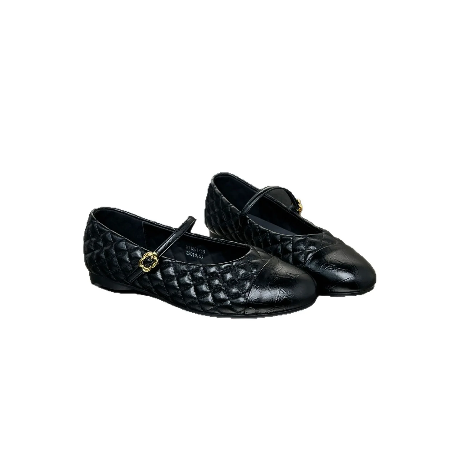Damen Ballerinas mit eleganter Steppung und dekorativem Riemen Heidi Mode - Image 5