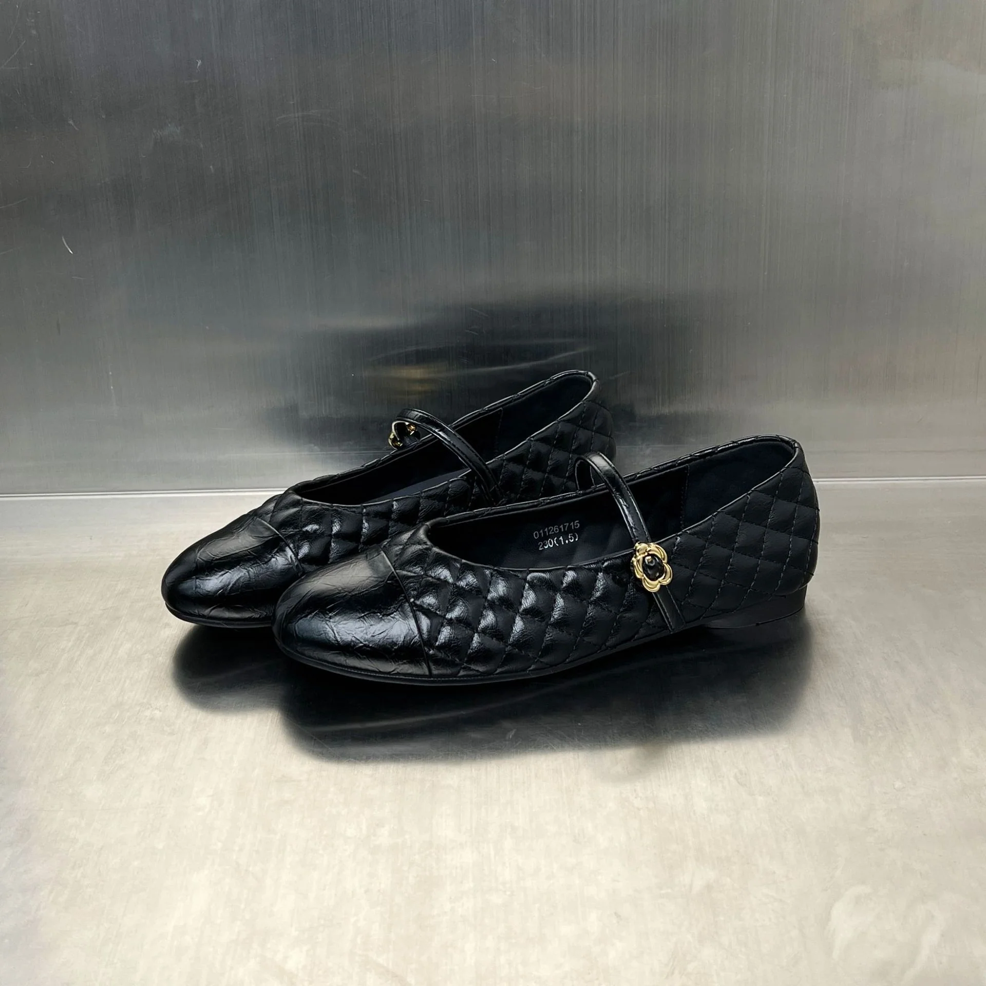 Damen Ballerinas mit eleganter Steppung und dekorativem Riemen Heidi Mode - Image 7