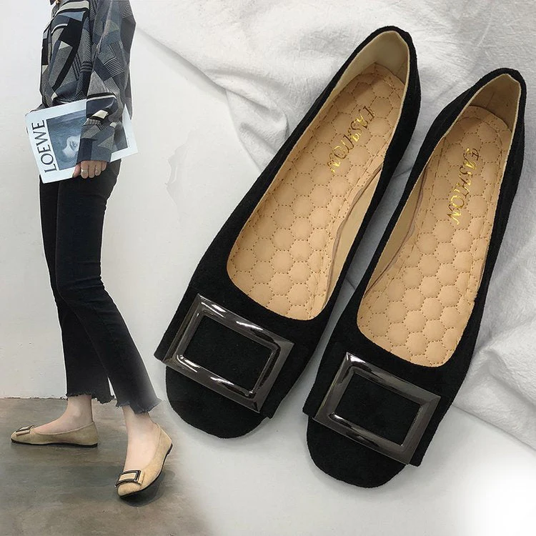 Damen Ballerinas mit Eleganter Verzierung und Komfortabler Sohle Heidi-Mode