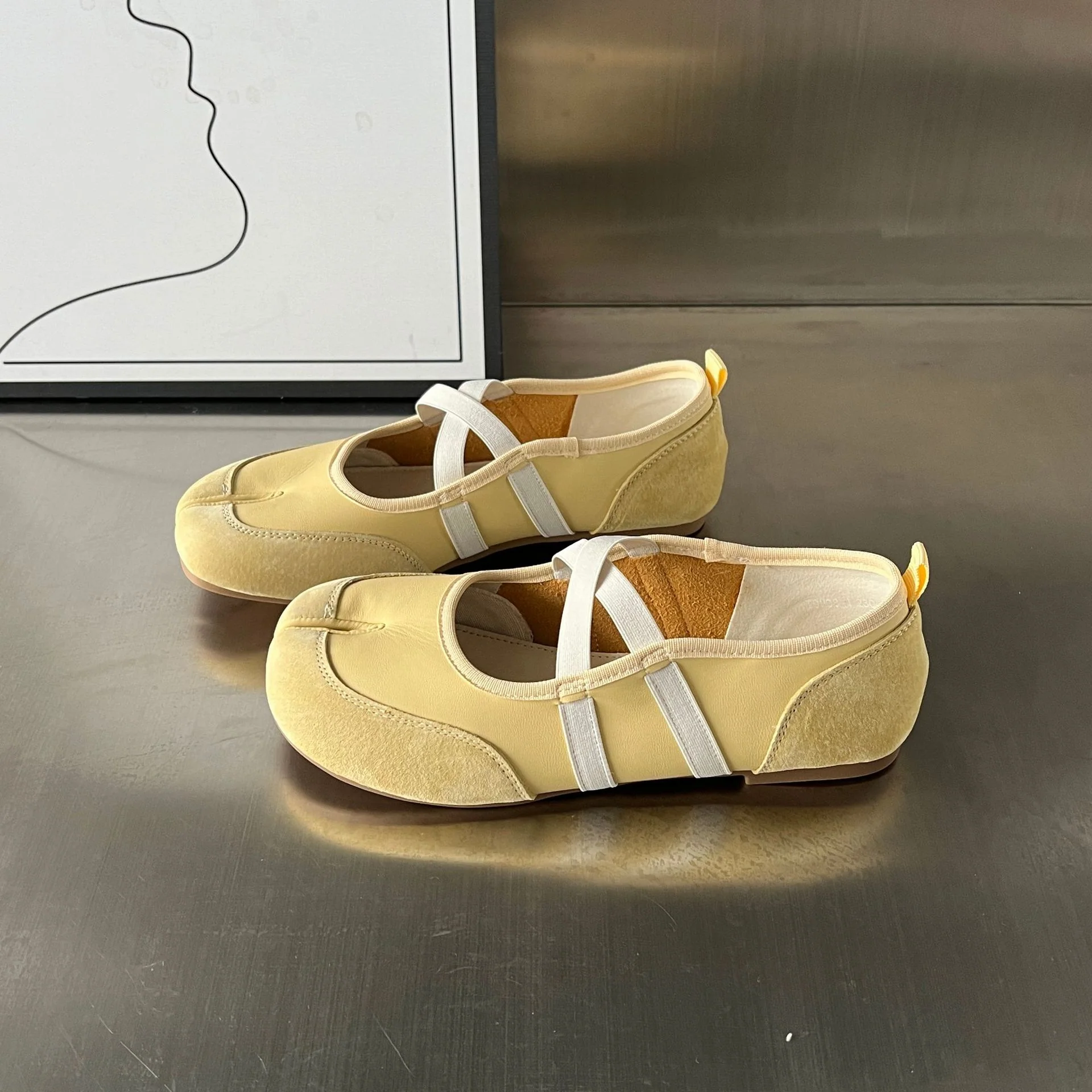 Damen Ballerinas mit feiner Lederoberfläche und komfortabler Sohle Heidi Mode - Image 7