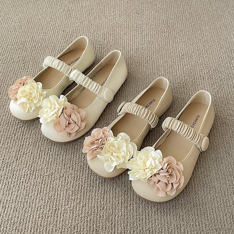 Damen Ballerinas mit floralem Dekor und elastischem Riemen Heidi Mode - Image 5