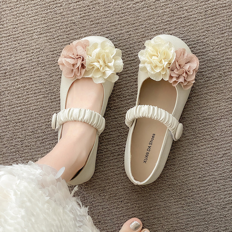 Damen Ballerinas mit floralem Dekor und elastischem Riemen Heidi Mode - Image 6