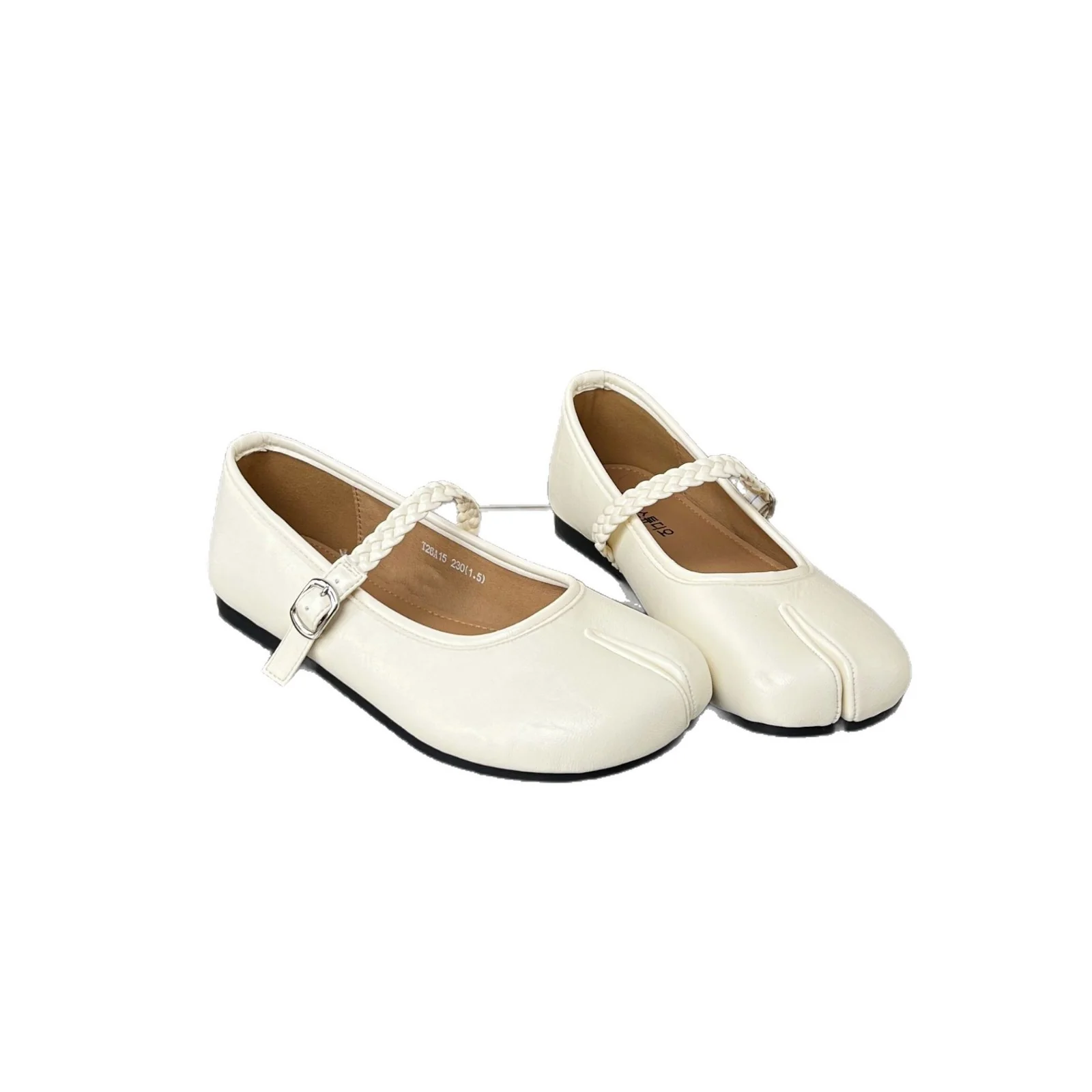 Damen Ballerinas mit geflochtenem Riemen und weichem Innenfutter Heidi Mode - Image 5