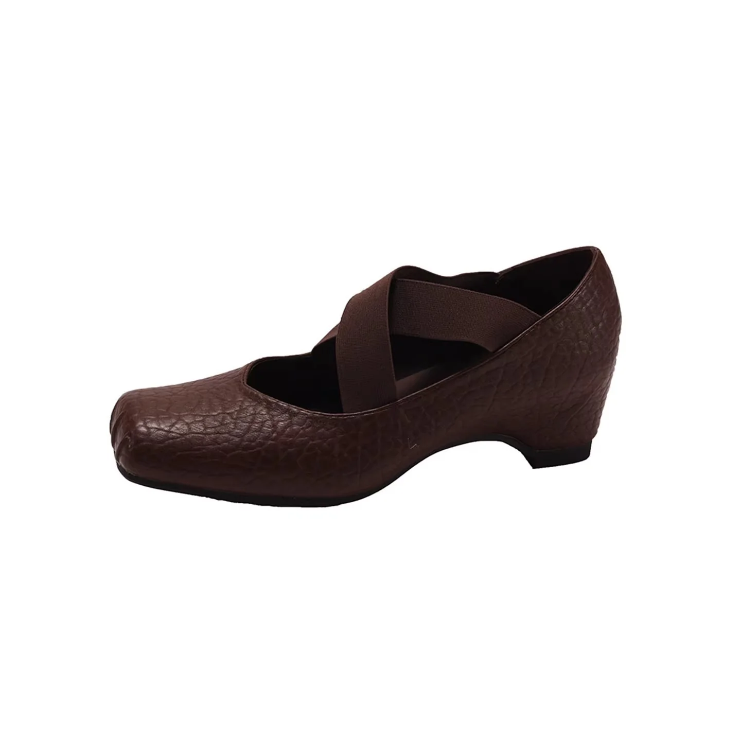 Damen Ballerinas mit gepolsterter Innensohle und elastischem Riemen Heidi Mode - Image 5