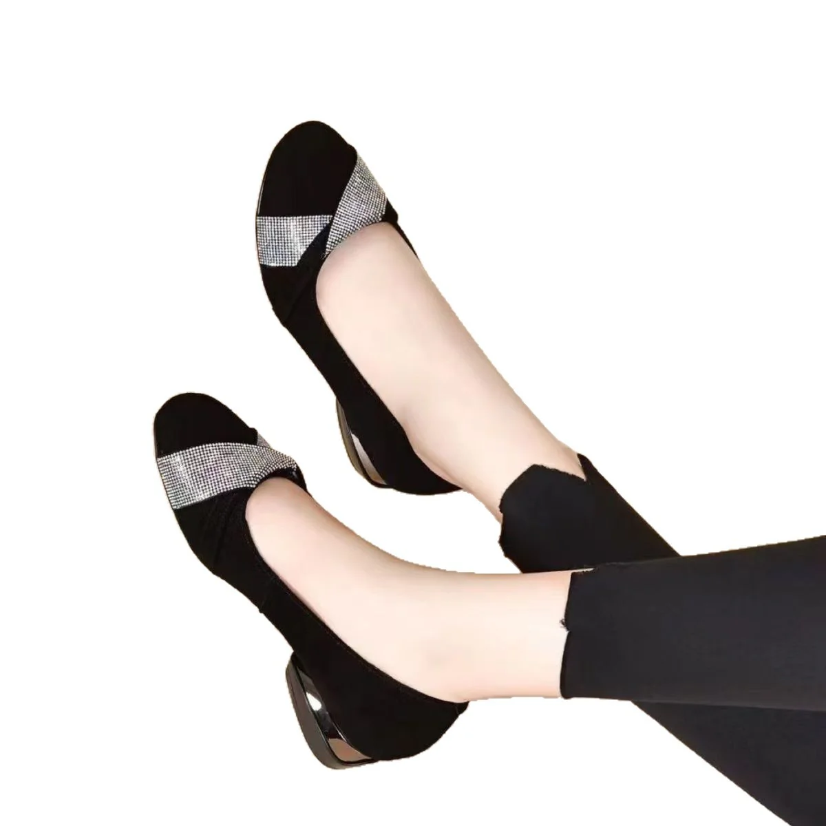 Damen Ballerinas mit glitzerndem Detail und bequemer Sohle Heidi Mode - Image 5