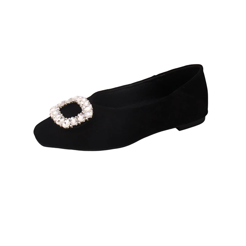 Damen Ballerinas mit luxuriösem Strassbesatz und elegantem Samtoberteil Heidi Mode - Image 8