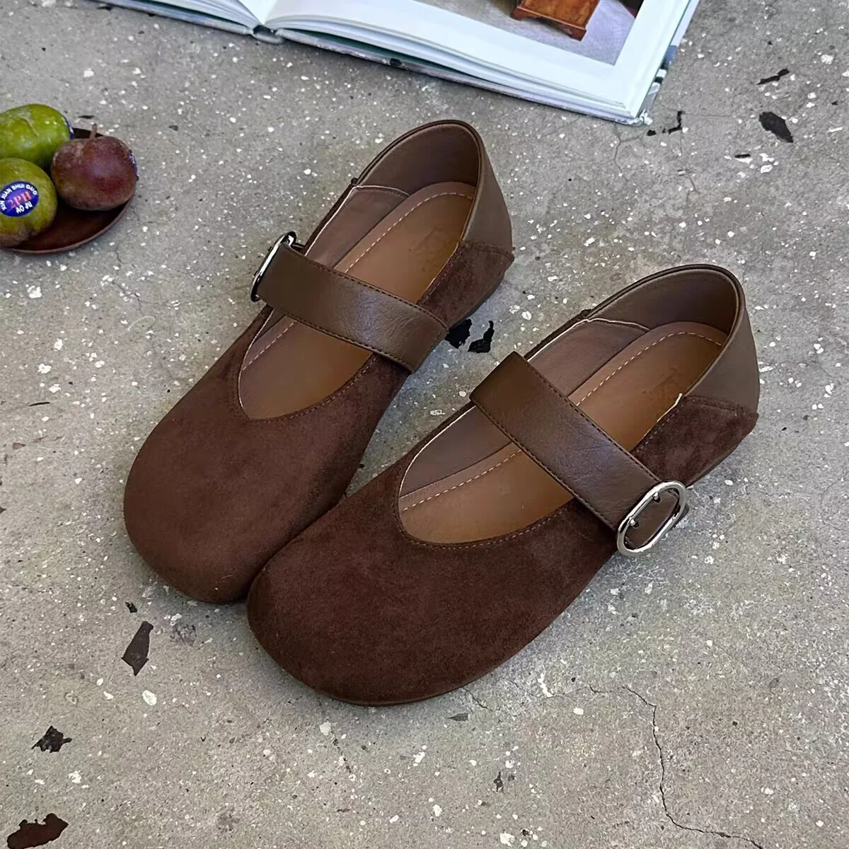 Damen Ballerinas mit modischem Leopardenmuster und anpassbarem Riemen Heidi Mode - Image 7