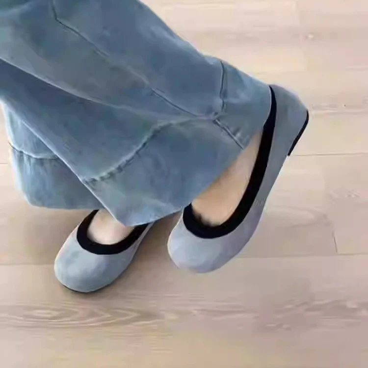 Damen Ballerinas mit modischem Leopardenmuster und bequemer Sohle Heidi Mode - Image 4