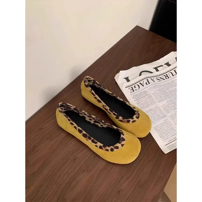 Damen Ballerinas mit modischem Leopardenmuster und bequemer Sohle Heidi Mode - Image 8