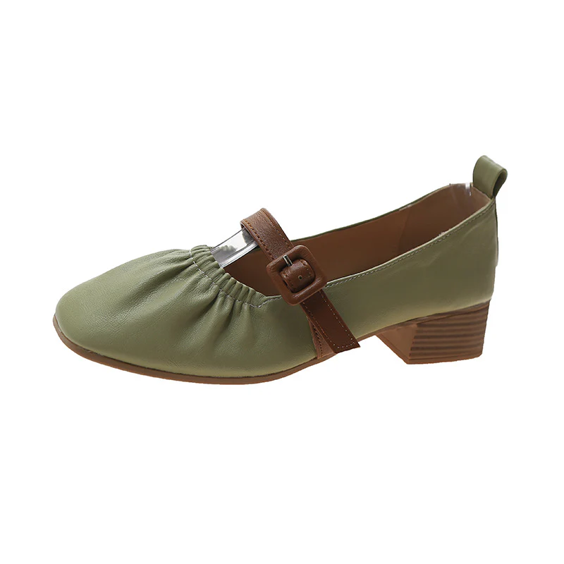 Damen Ballerinas mit modischem Riemchen-Design und bequemem Fußbett Heidi Mode - Image 5