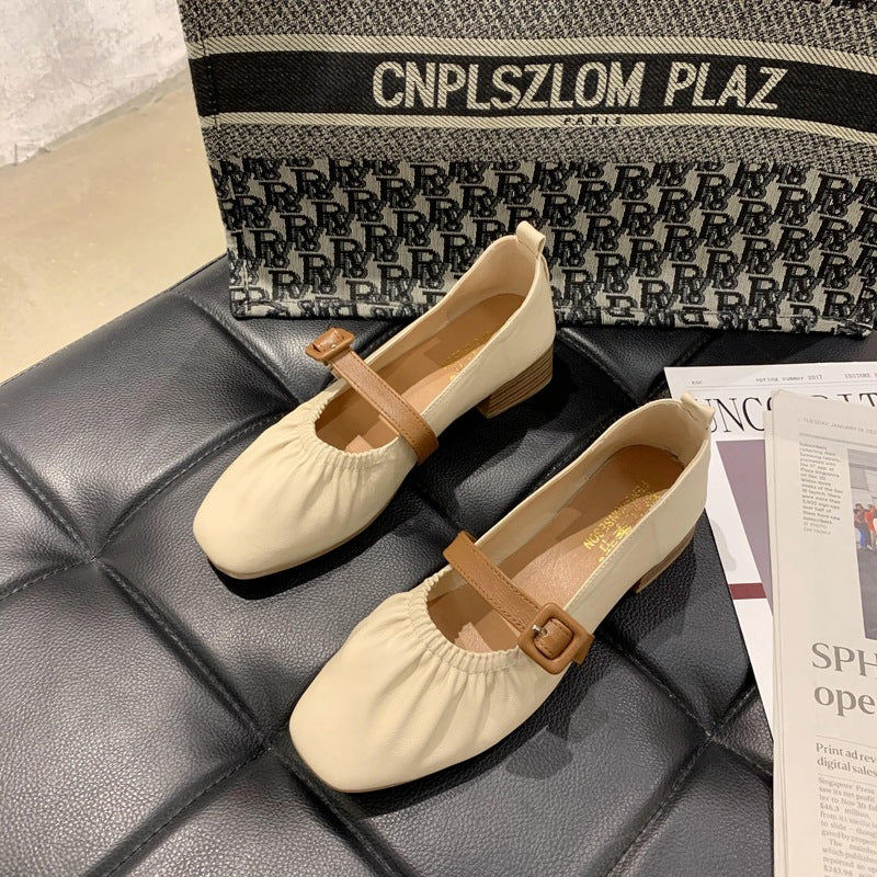 Damen Ballerinas mit modischem Riemchen-Design und bequemem Fußbett Heidi Mode - Image 6