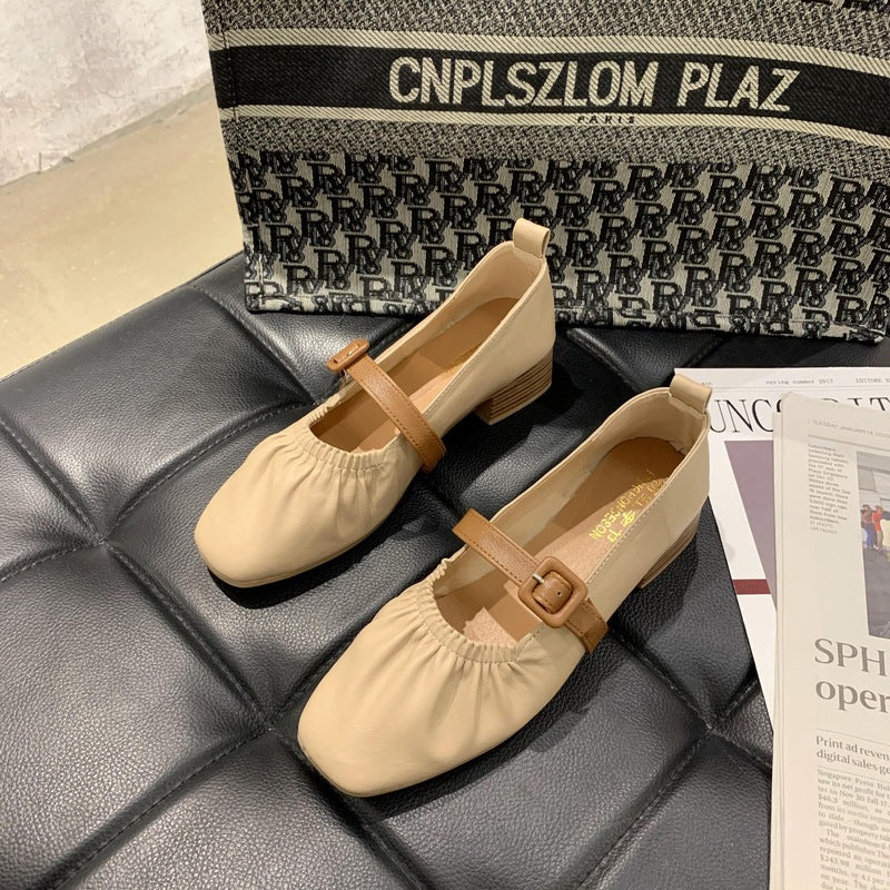 Damen Ballerinas mit modischem Riemchen-Design und bequemem Fußbett Heidi Mode - Image 7