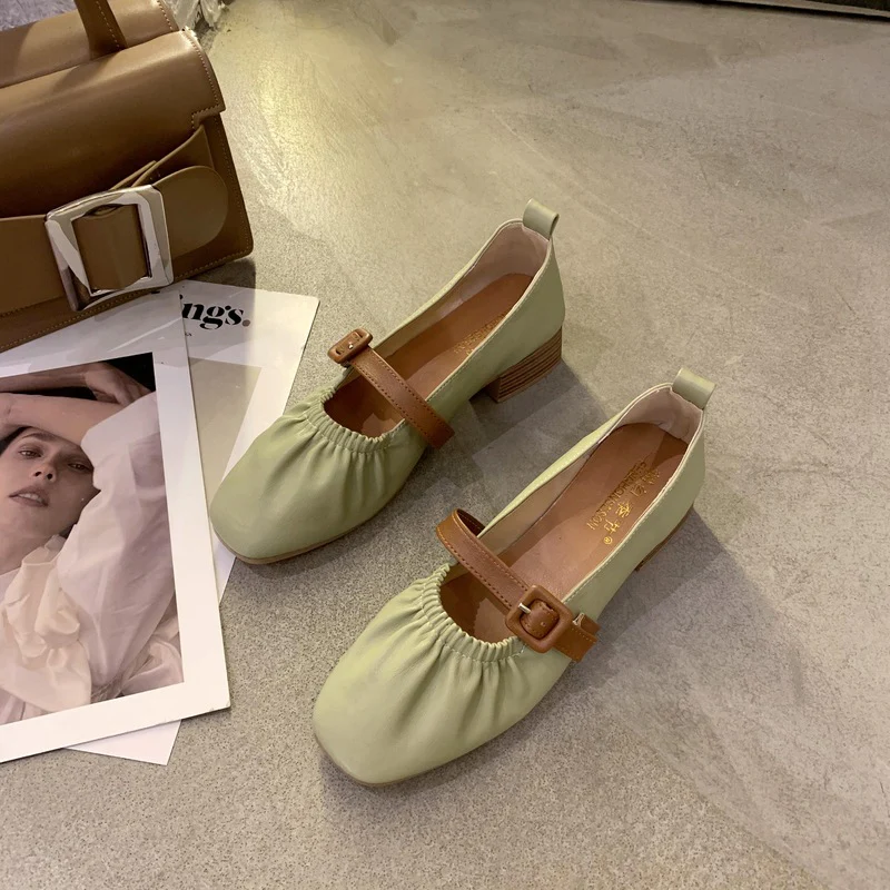 Damen Ballerinas mit modischem Riemchen-Design und bequemem Fußbett Heidi Mode - Image 8