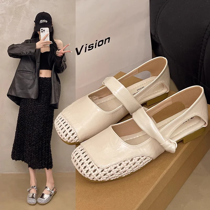 Damen Ballerinas mit modischem Riemchen und elegantem Flechtdetail Heidi Mode