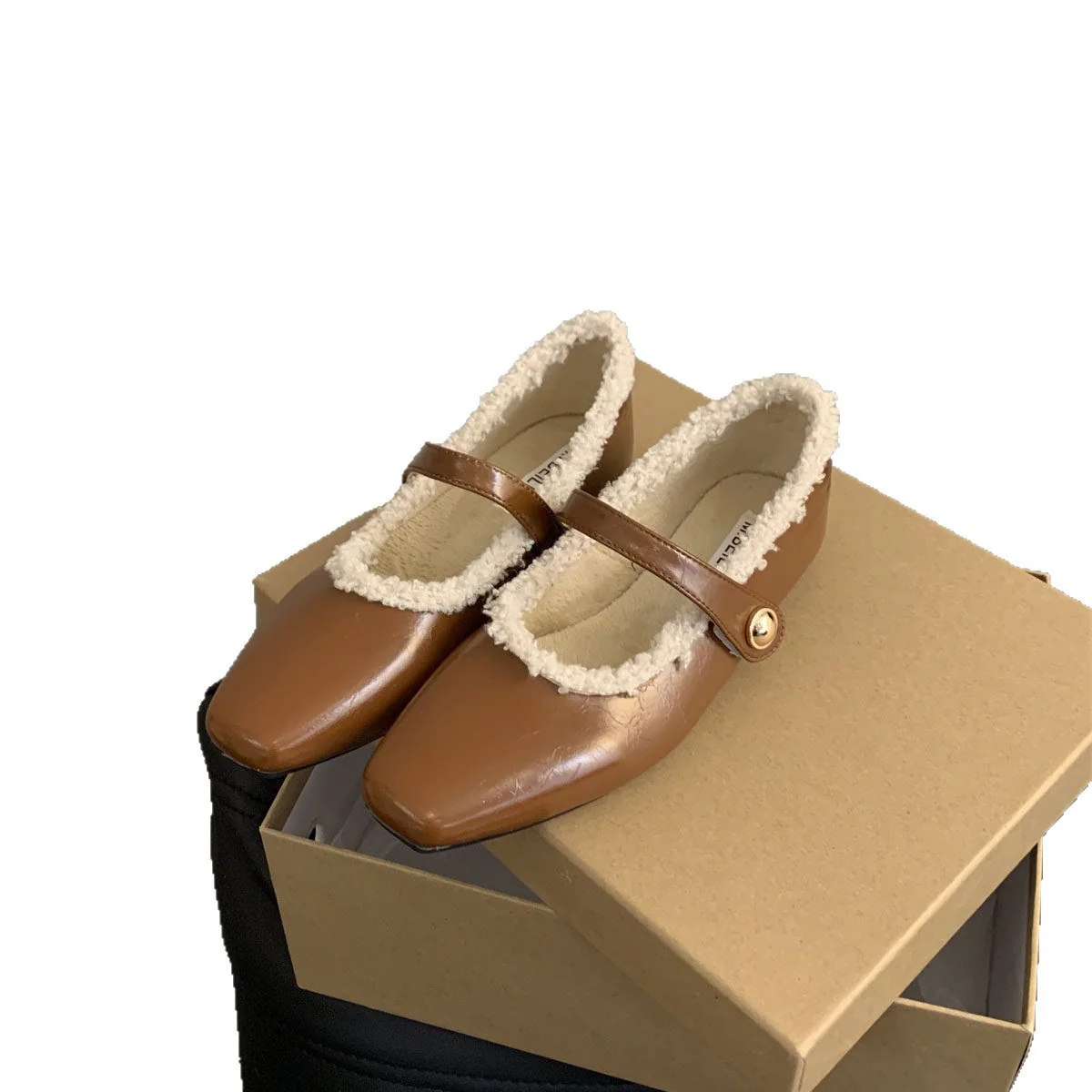 Damen Ballerinas mit modischem Riemchen und weichem Innenfutter Heidi Mode - Image 5