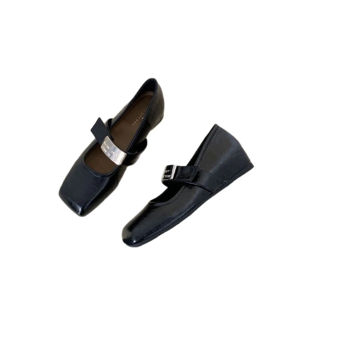 Damen Ballerinas mit modischem Riemchenverschluss und bequemem Fußbett Heidi Mode - Image 5
