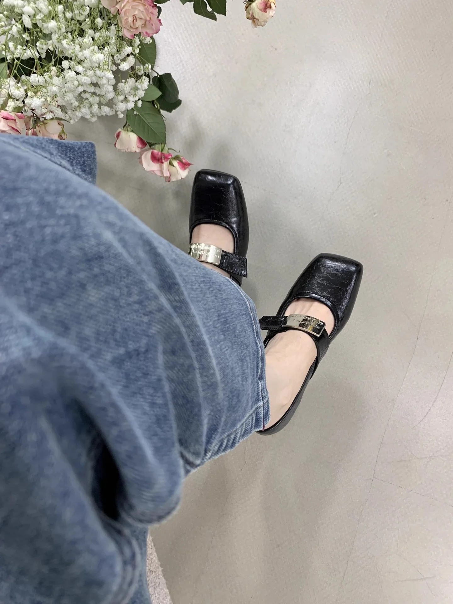 Damen Ballerinas mit modischem Riemchenverschluss und bequemem Fußbett Heidi Mode - Image 6