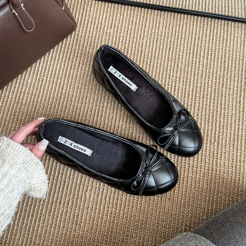 Damen Ballerinas mit modischem Riemen und eleganter Steppoptik Heidi Mode - Image 4