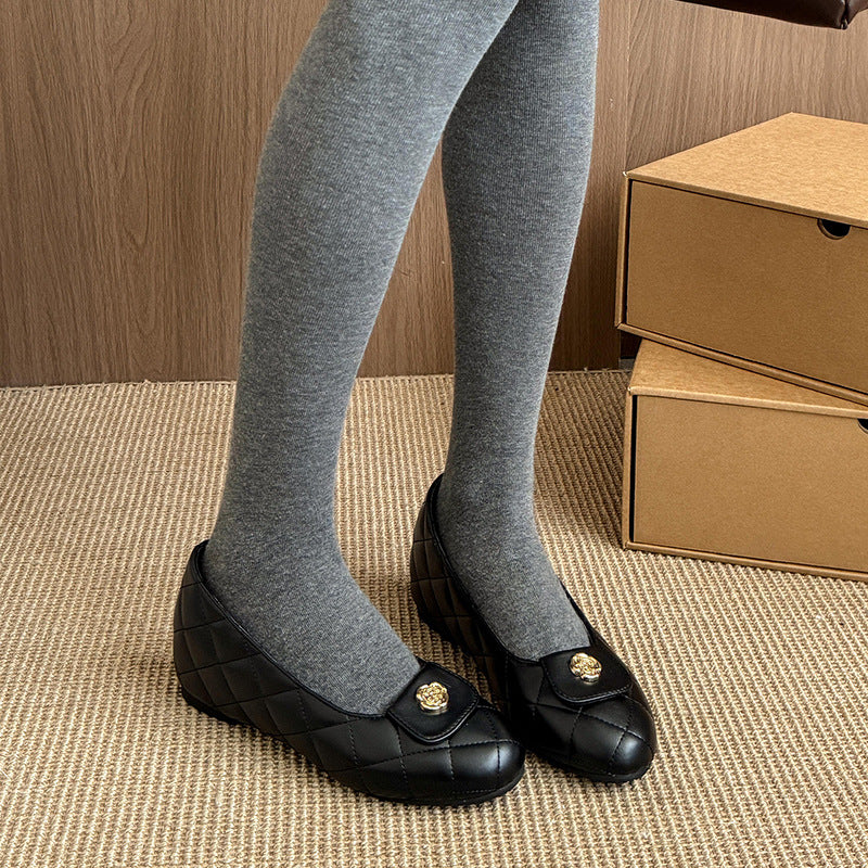 Damen Ballerinas mit modischem Riemen und eleganter Steppoptik Heidi Mode - Image 8