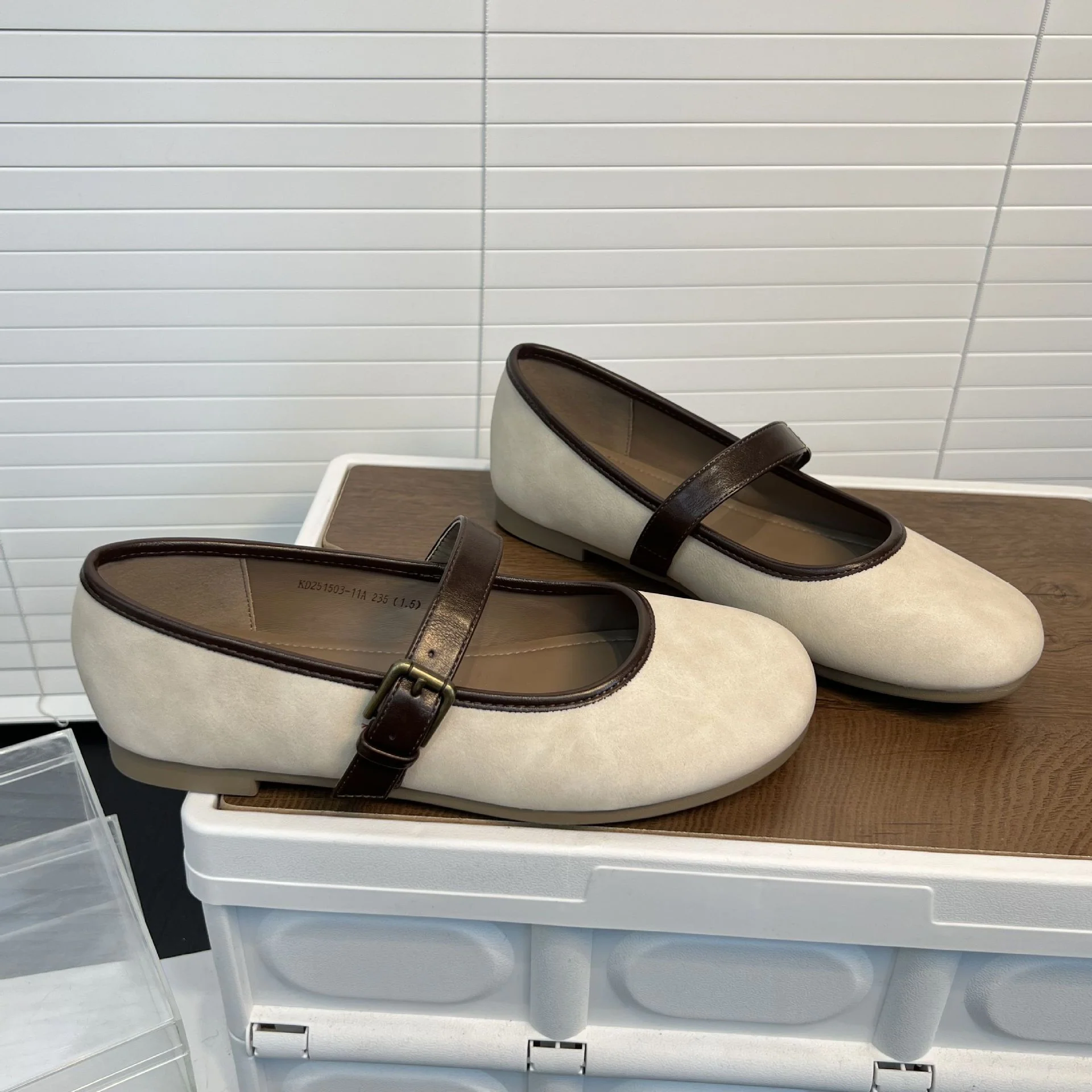 Damen Ballerinas mit modischem Riemen und ergonomischer Innensohle Heidi Mode - Image 4