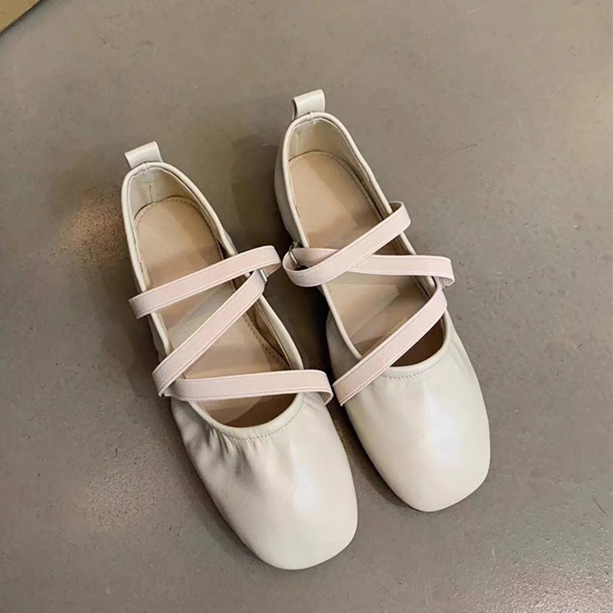 Damen Ballerinas mit modischem Riemen und komfortablem Fußbett Heidi Mode - Image 3