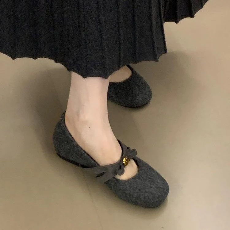 Damen Ballerinas mit modischem Schleifen-Applikation und bequemem Fußbett Heidi Mode - Image 3