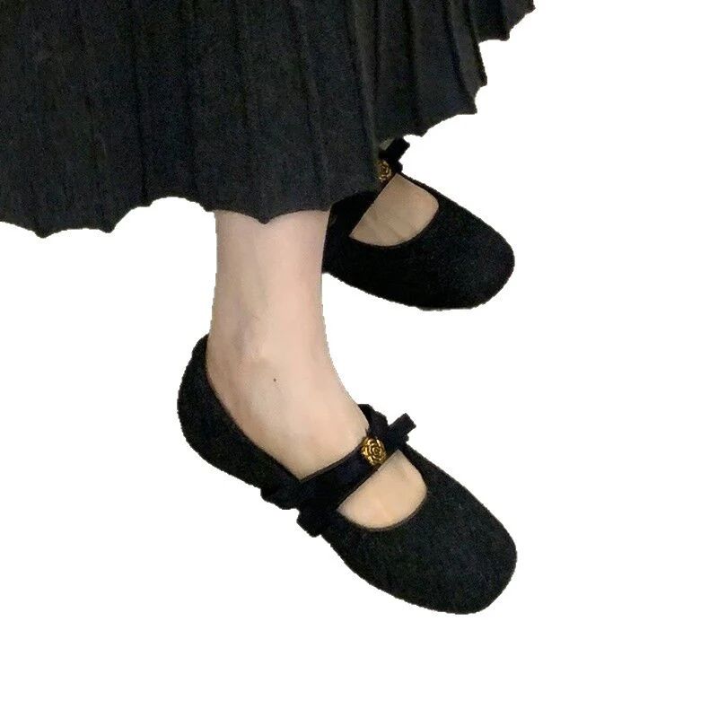 Damen Ballerinas mit modischem Schleifen-Applikation und bequemem Fußbett Heidi Mode - Image 5