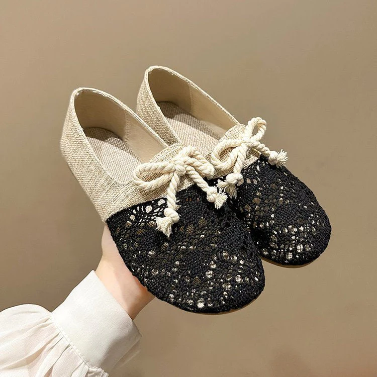 Damen Ballerinas mit Raffinierter Häkelspitze und Hochwertigem Obermaterial Heidi-Mode - Image 2