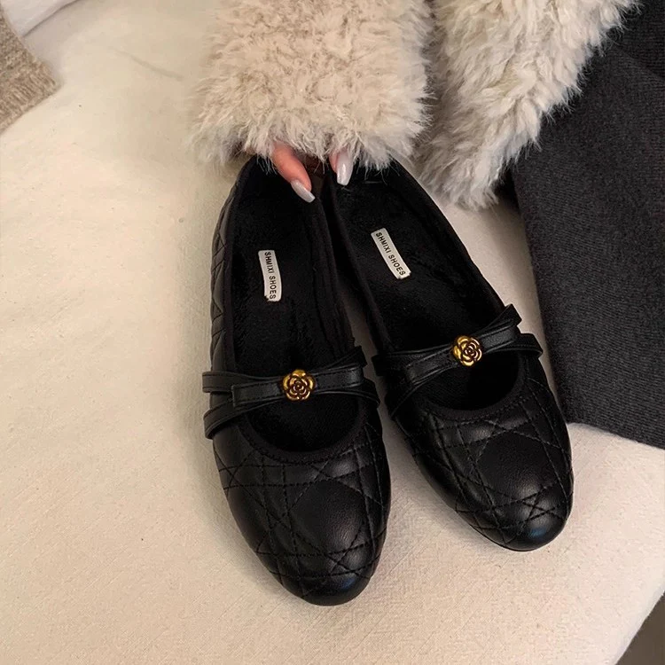 Damen Ballerinas mit schickem Riemen und eleganter Stepp-Optik Heidi Mode - Image 2