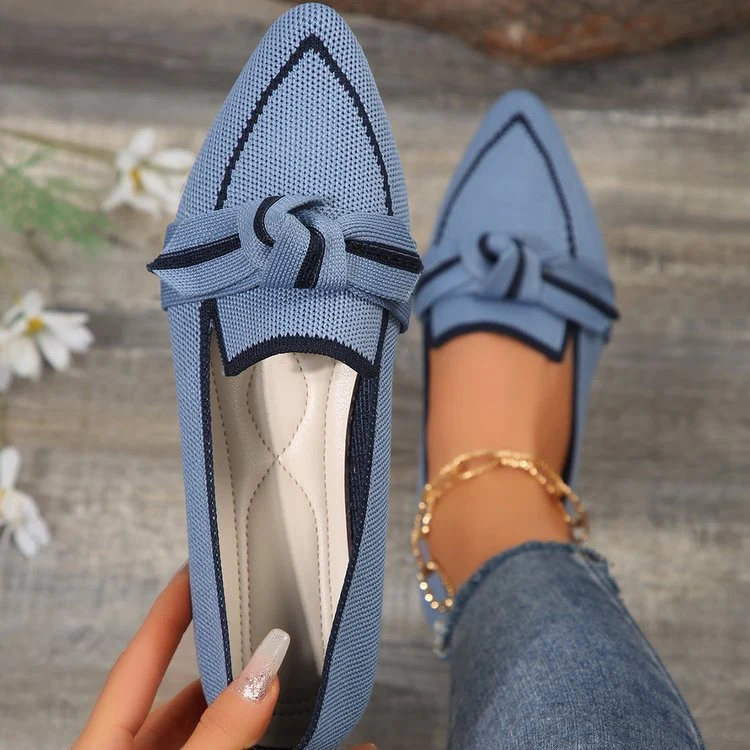 Damen Ballerinas mit schickem Schleifen-Detail und stabiler Sohle Heidi Mode - Image 2
