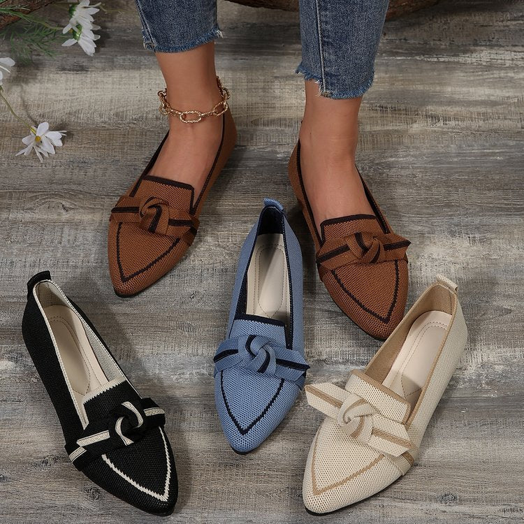 Damen Ballerinas mit schickem Schleifen-Detail und stabiler Sohle Heidi Mode - Image 3