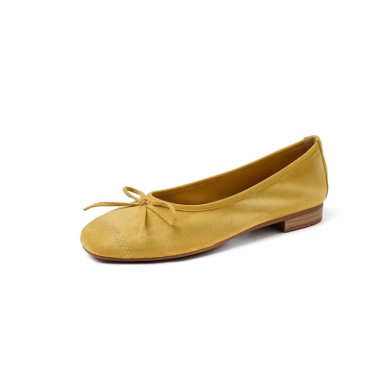 Damen Ballerinas mit schicker Schleifenverzierung und elegantem Metallfinish Heidi Mode - Image 6