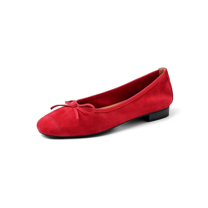 Damen Ballerinas mit schicker Schleifenverzierung und elegantem Metallfinish Heidi Mode - Image 7