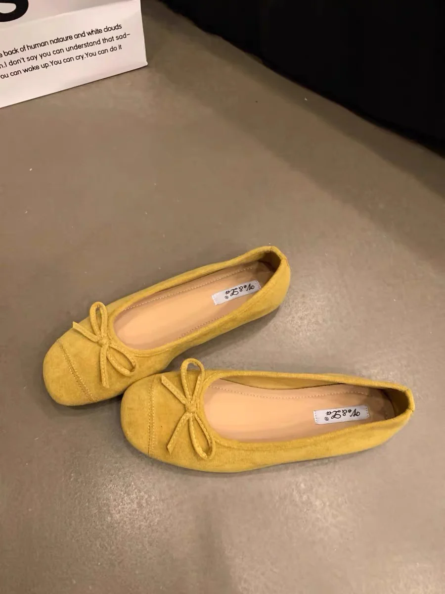 Damen Ballerinas mit schimmerndem Obermaterial und verspieltem Schleifendesign Heidi Mode - Image 6