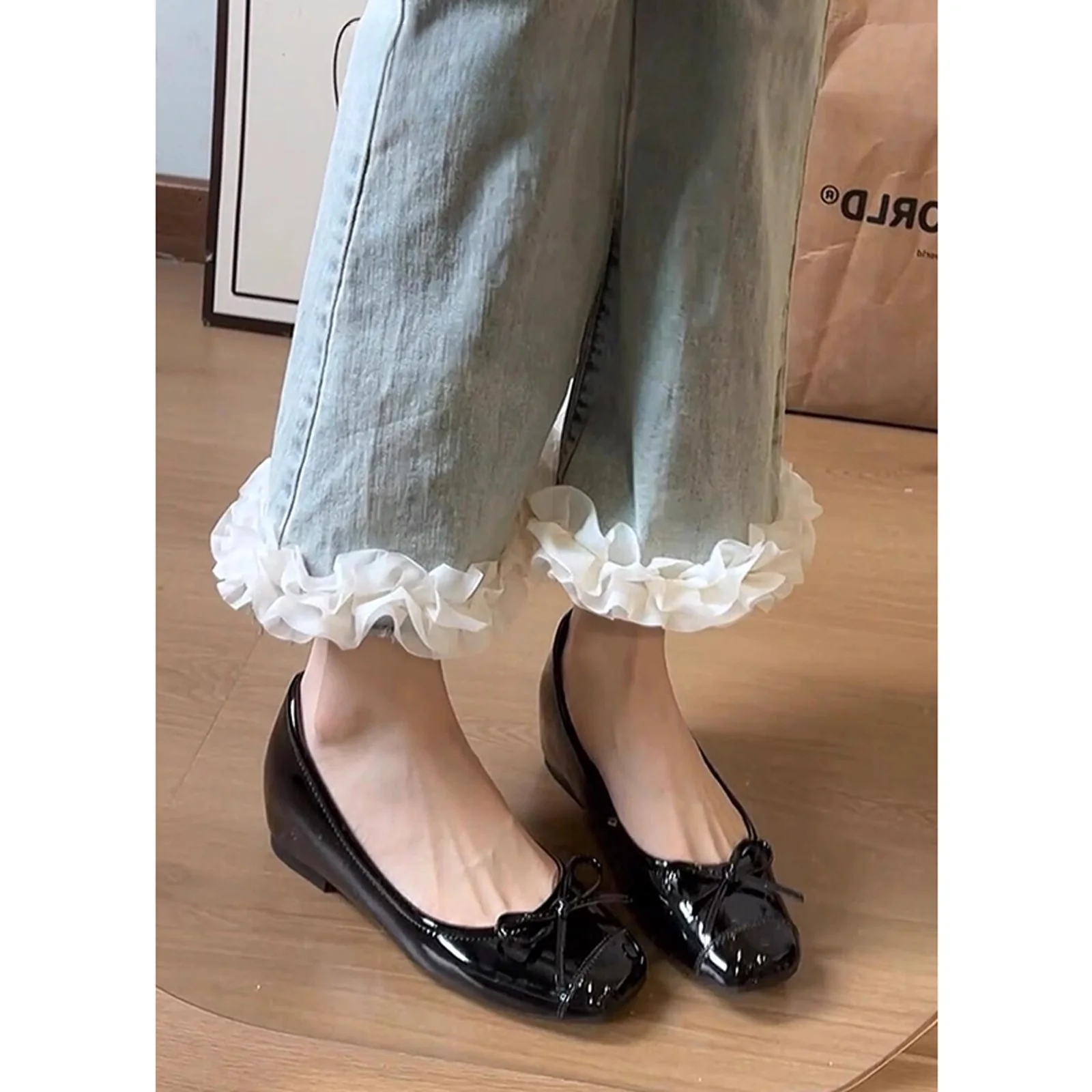 Damen Ballerinas mit verspieltem Schleifen-Design Heidi Mode - Image 2