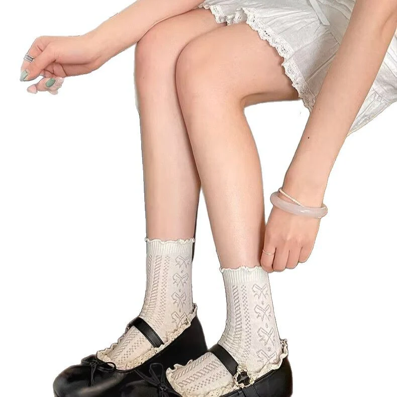 Damen Ballerinas mit verspielten Details und edler Schnürung Heidi Mode - Image 5