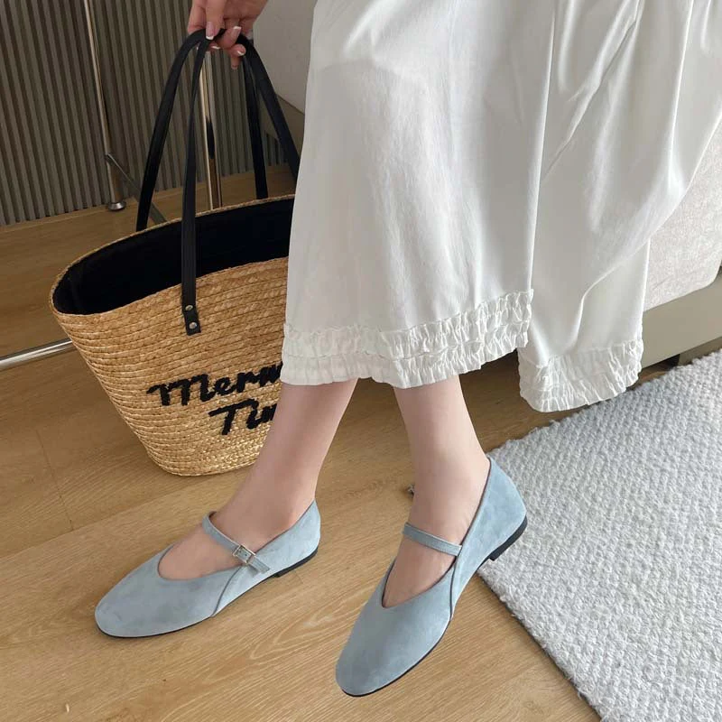Damen Ballerinas mit Verstellbarem Riemen Heidi-Mode - Image 4