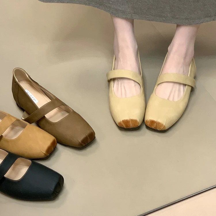 Damen Ballerinas mit verstellbarem Riemen und komfortablem Fußbett Heidi Mode - Image 3