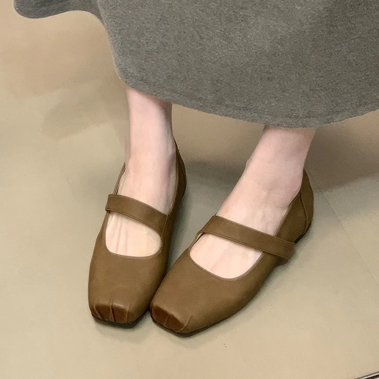 Damen Ballerinas mit verstellbarem Riemen und komfortablem Fußbett Heidi Mode - Image 4