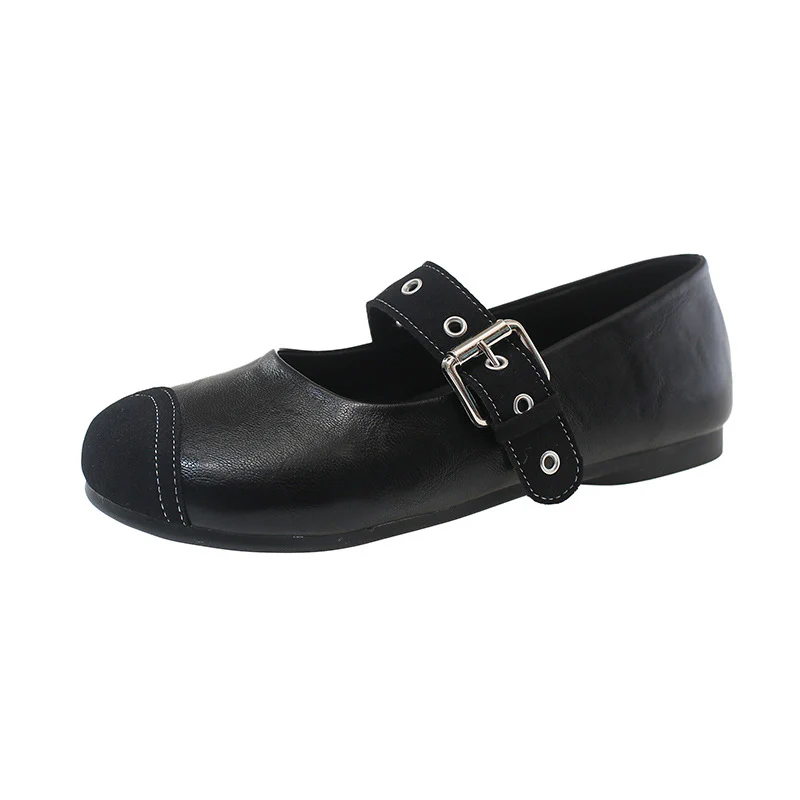 Damen Ballerinas mit verstellbarem Riemen und komfortabler Fußbettgestaltung Heidi Mode - Image 5