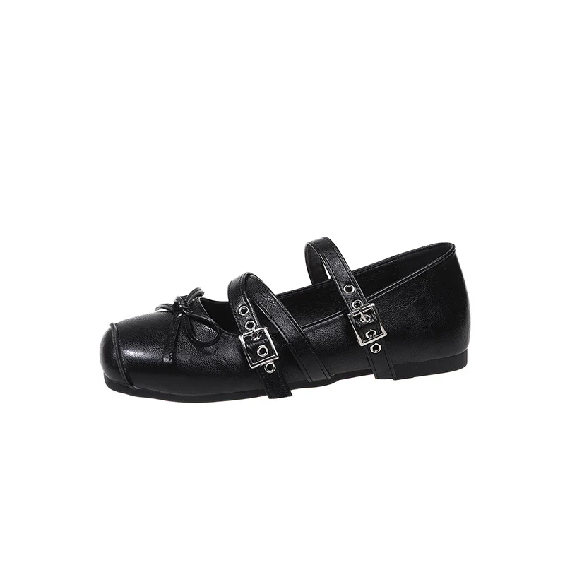 Damen Ballerinas mit verstellbarem Riemen und modischem Schleifendetail Heidi Mode - Image 7
