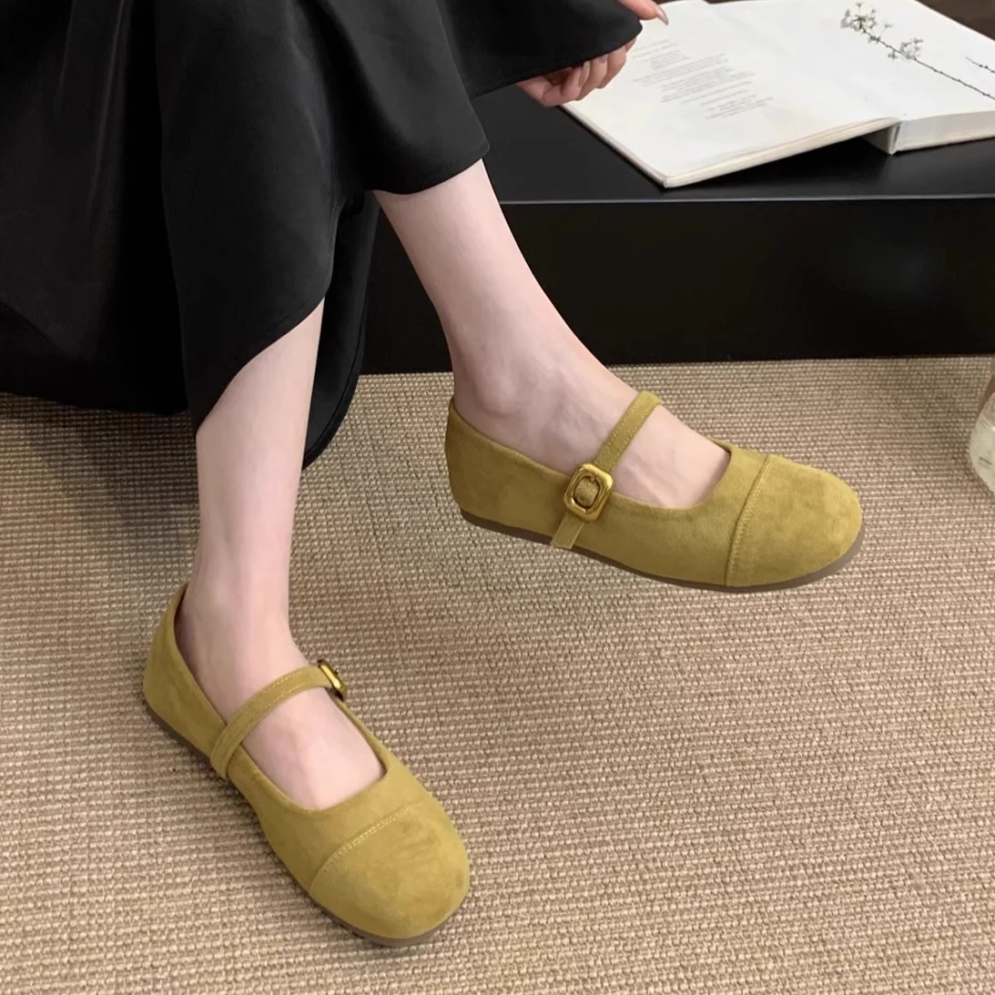 Damen Ballerinas mit verstellbarem Riemen und weichem Innenfutter Heidi Mode - Image 4