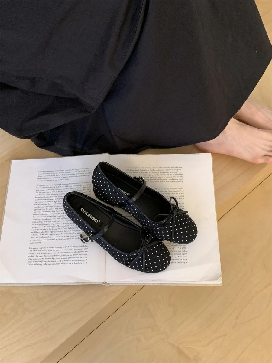 Damen Ballerinas mit zartem Riemchen und Blumenmuster Heidi Mode - Image 6