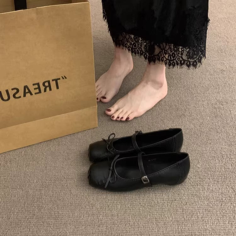 Damen Ballerinas mit zierlicher Schleife und komfortablem Fußbett Heidi Mode - Image 2