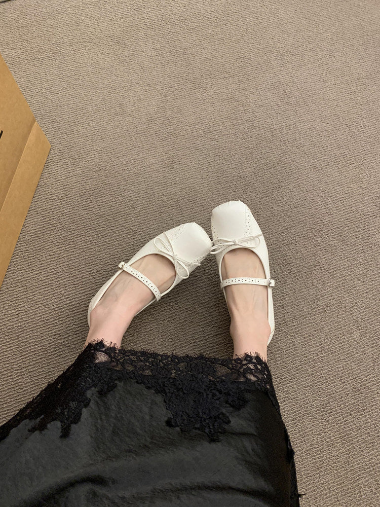 Damen Ballerinas mit zierlicher Schleife und komfortablem Fußbett Heidi Mode - Image 6