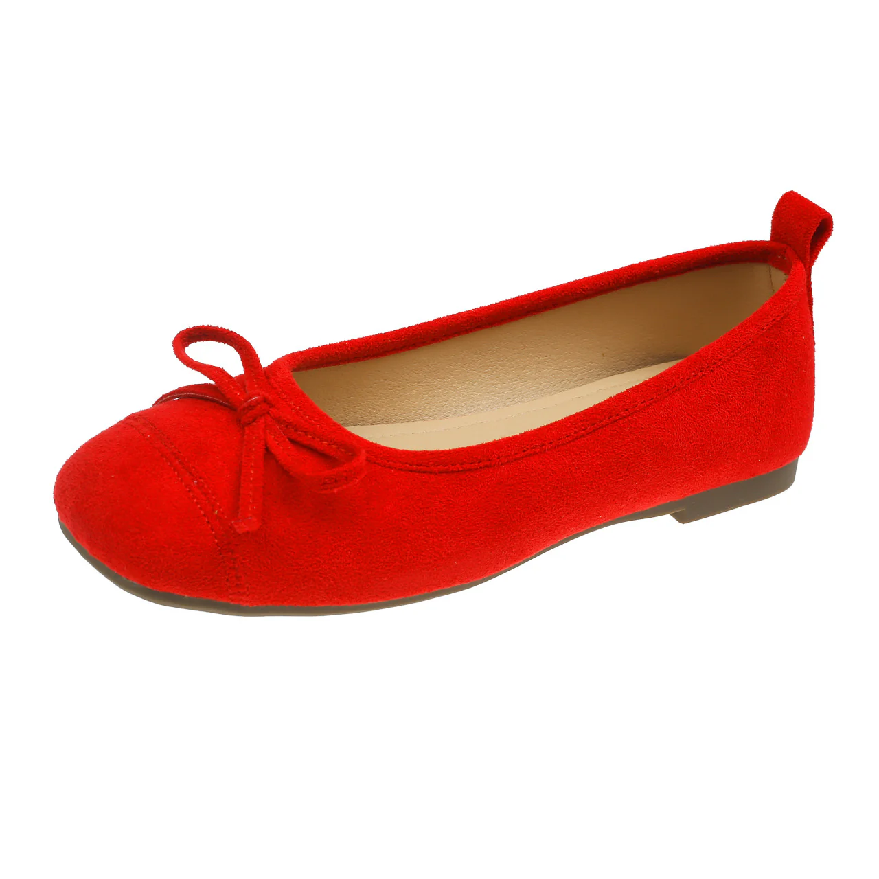 Damen Ballerinas mit zierlicher Schleifenverzierung und bequemer Ledersohle Heidi Mode - Image 6