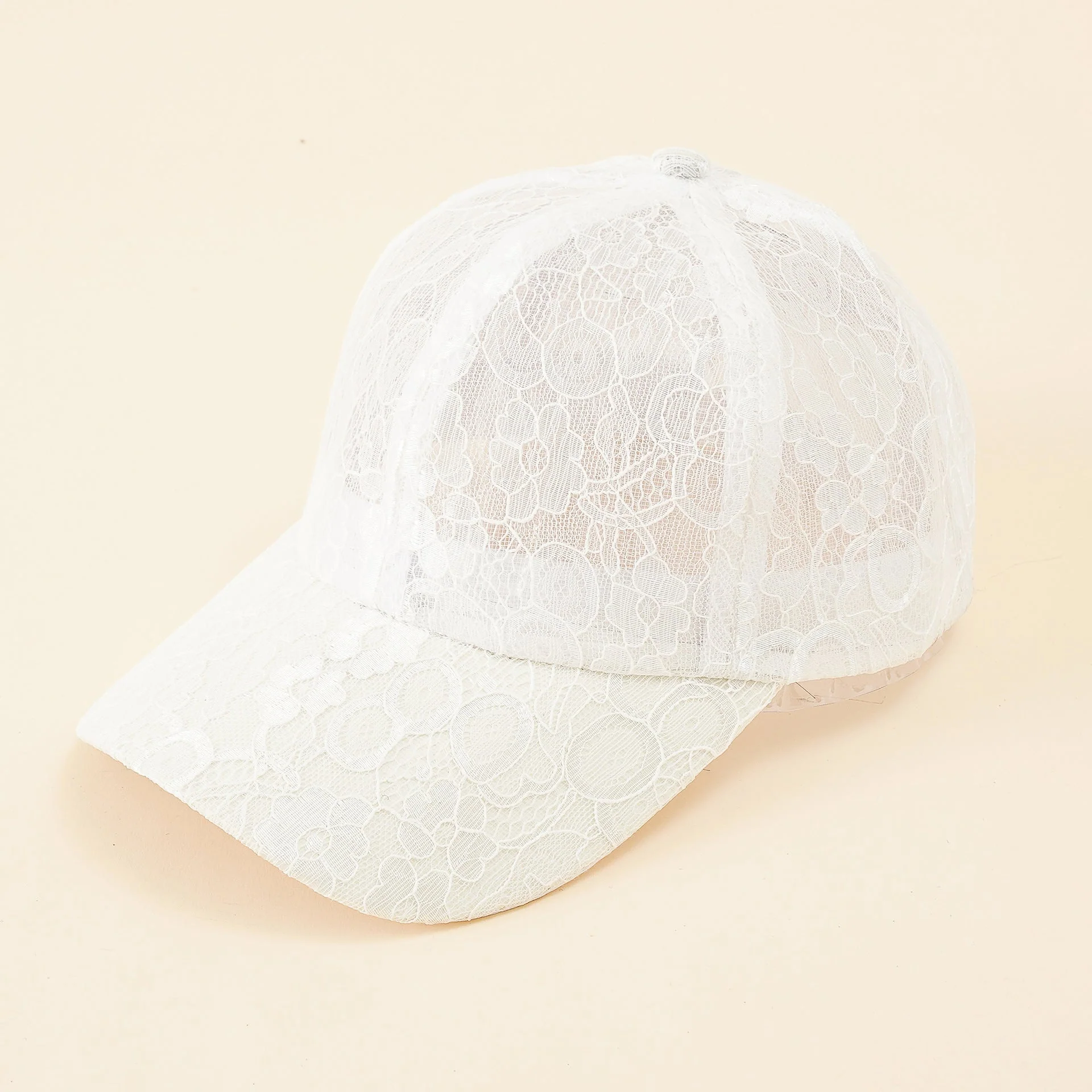 Damen Baseballmütze mit Elegantem Spitzenmuster und Atmungsaktiver Struktur Heidi-Mode - Image 8
